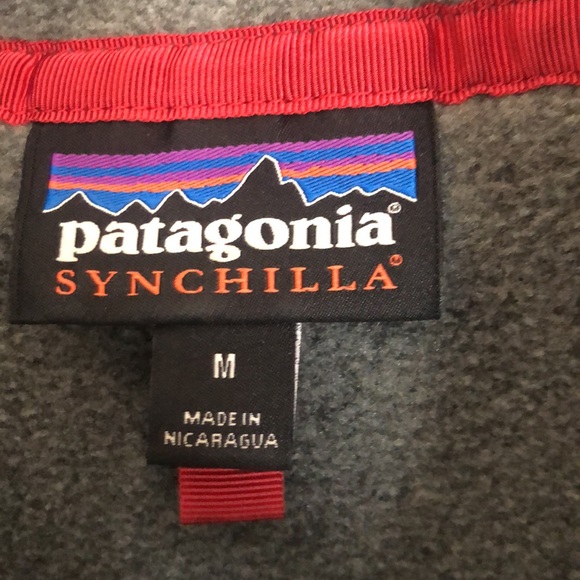 Gray Patagonia Synchilla Re-Tool Snap-T Pullover - Picture 5 of 11
